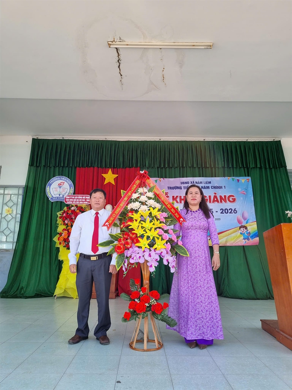Lễ khai giảng năm học 2025 - 2026 tại Trường Tiểu học Hàm Chính 1
