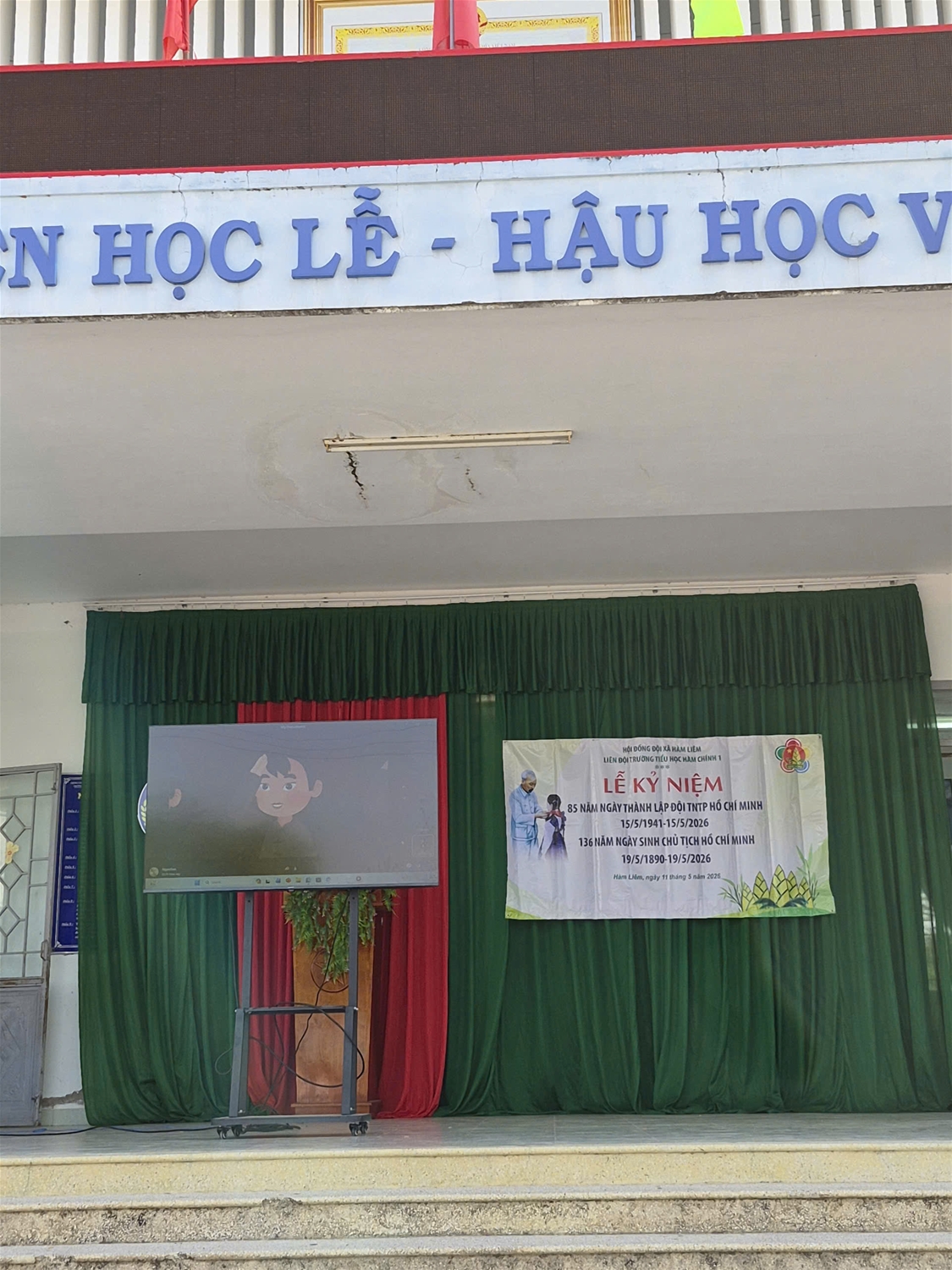 LIÊN ĐỘI TRƯỜNG TH HÀM CHÍNH 1 TỔ CHỨC LỄ KỶ NIỆM 85 NĂM NGÀY THÀNH LẬP ĐỘI TNTP HỒ CHÍ MINH (15/5/1941 - 15/5/2026) VÀ 136 NĂM NGÀY SINH CHỦ TỊCH HỒ CHÍ MINH (19/5/1890 - 19/5/2026)